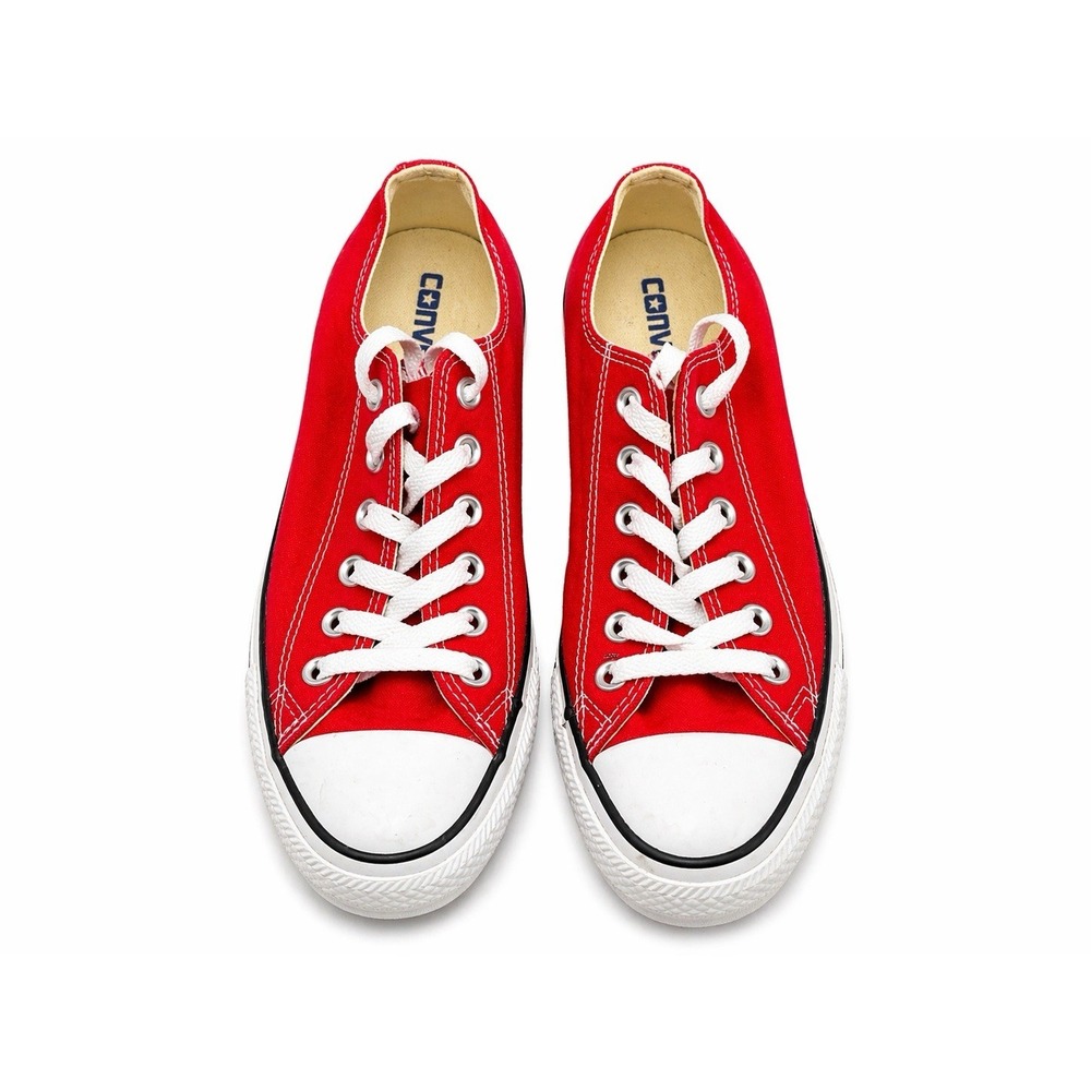 Converse Chuck Taylor All Star Low Top Red Womens Size 7 Canvas Sneakers